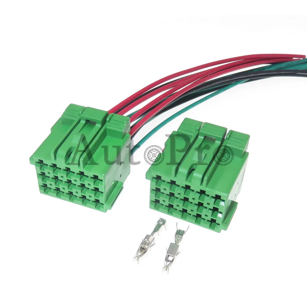 1 Set 15 Hole AC Assembly Green Automobile Cable Harness Plug Car Plastic Housing Unsealed Socket Auto Parts 1-967623-2
1 Set 15 Hole AC Assembly Green Automobile Cable Harness Plug Car Plastic Housing Unsealed Socket Auto Parts 1-967623-2