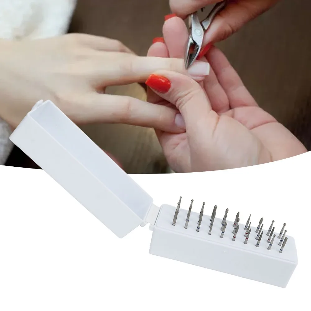 30pcs Dustproof Acrylic Cover Nail Drill Bits Set Standard 2.35mm Hole Size Portable & Durable Manicure Tool Storage Set
30pcs Dustproof Acrylic Cover Nail Drill Bits Set Standard 2.35mm Hole Size Portable & Durable Manicure Tool Storage Set