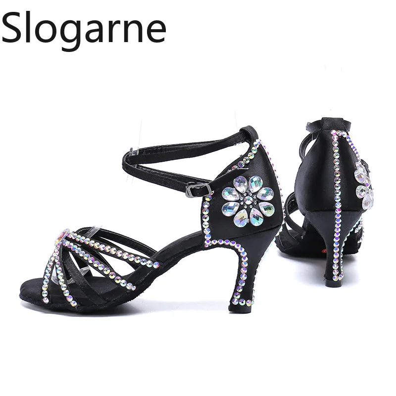 High Heel Dancing Sandals Women Good Quality Satin Latin Shoes Ladies Rhinestone Stage Performance Footwear Girls Show Sandals
High Heel Dancing Sandals Women Good Quality Satin Latin Shoes Ladies Rhinestone Stage Performance Footwear Girls Show Sandals
