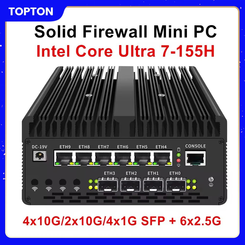 Topton Solid Ultra 9 185H 7 155H Брандмауэр Мини-ПК 4x/2x 10G SFP 6*2.5G LAN Intel vPro 2xNVMe Thunderbolt 4 Proxmox Домашний сервер
Topton Solid Ultra 9 185H 7 155H Брандмауэр Мини-ПК 4x/2x 10G SFP 6*2.5G LAN Intel vPro 2xNVMe Thunderbolt 4 Proxmox Домашний сервер