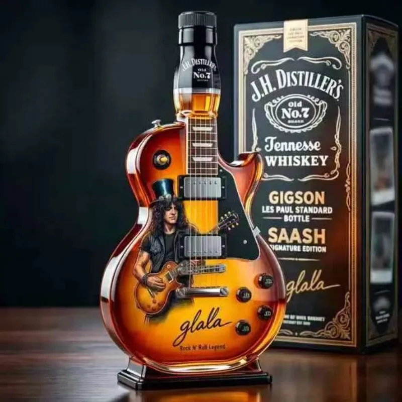 New Ornament Whiskey Bottle Guitar Modeling Red Wine Bottle Whiskey Bottle
New Ornament Whiskey Bottle Guitar Modeling Red Wine Bottle Whiskey Bottle