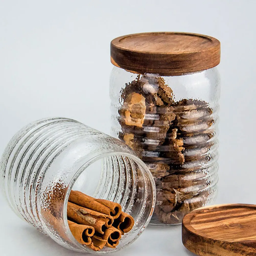 Glass Jars Wooden Cover Sealed Containers Food Storage Canisters Tea Coffee Sugar Jar Long Durability Safe Packaging
Glass Jars Wooden Cover Sealed Containers Food Storage Canisters Tea Coffee Sugar Jar Long Durability Safe Packaging