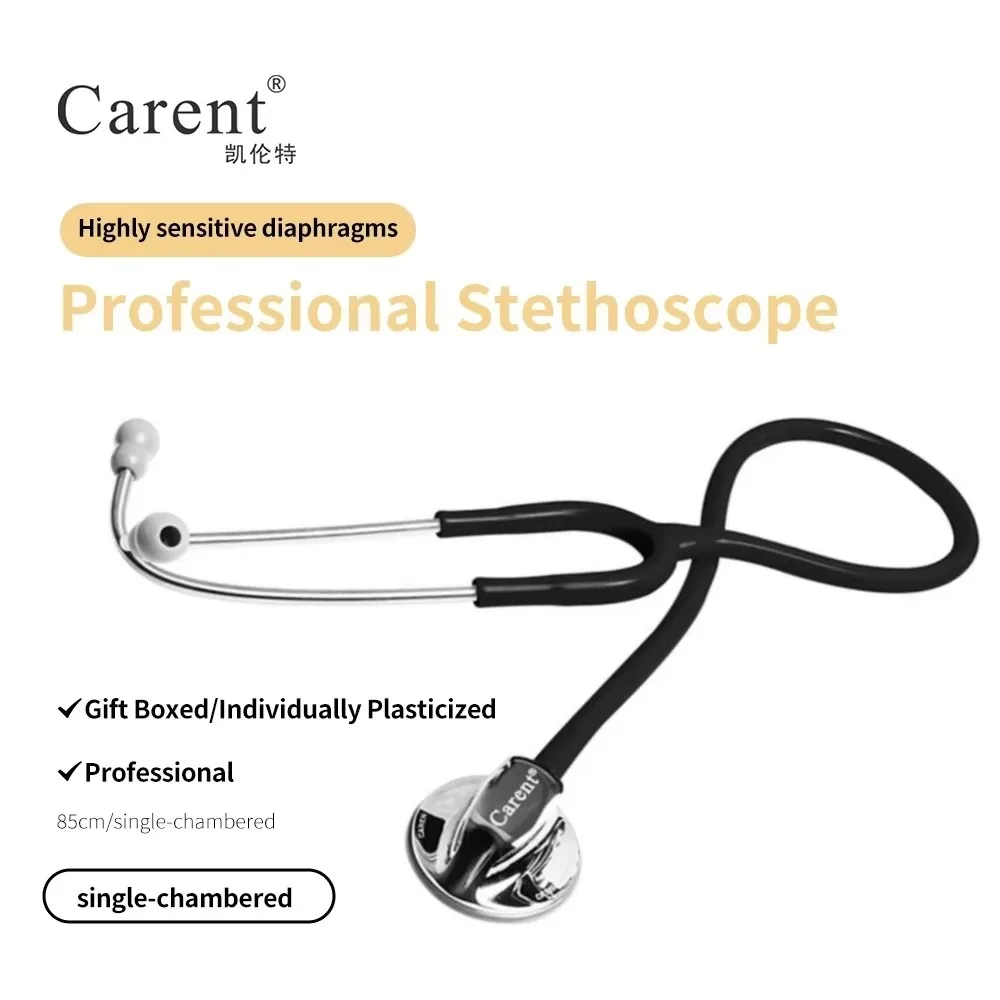 Carent Professional Medical Stethoscope Dual Medical Silverback Stainless Steel For Doctor Nurse Fetal Heart Rate Heath Care
Carent Professional Medical Stethoscope Dual Medical Silverback Stainless Steel For Doctor Nurse Fetal Heart Rate Heath Care