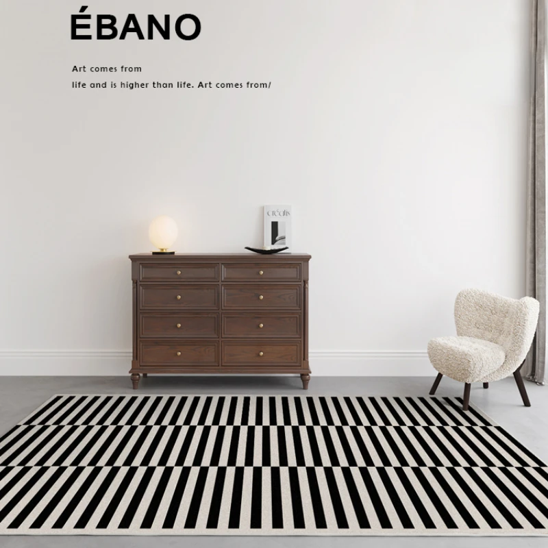Simple Striped Living Room Decoration Carpet Ins Nordic Bedroom Bedside Plush Non-slip Mat Light Luxury Study Cloakroom Soft Rug
Simple Striped Living Room Decoration Carpet Ins Nordic Bedroom Bedside Plush Non-slip Mat Light Luxury Study Cloakroom Soft Rug