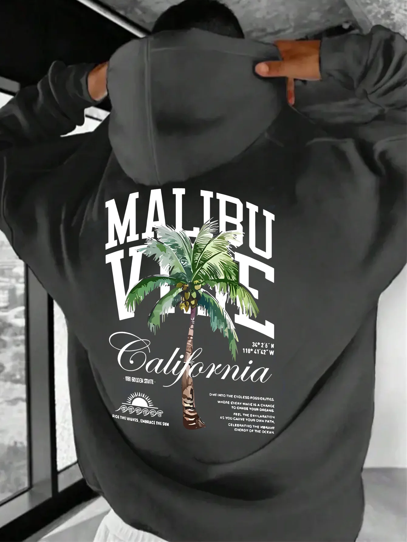 Повседневная мужская толстовка с рисунком кокосовой пальмы, удобный и стильный пуловер с капюшоном и длинными рукавами
Повседневная мужская толстовка с рисунком кокосовой пальмы, удобный и стильный пуловер с капюшоном и длинными рукавами