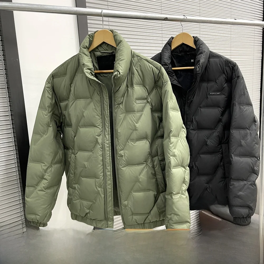 Lightweight Faionable Du down Jaet Men's Stand Collar Autumn Winter Warm Windproof National Goods Pookytage Brand
Lightweight Faionable Du down Jaet Men's Stand Collar Autumn Winter Warm Windproof National Goods Pookytage Brand