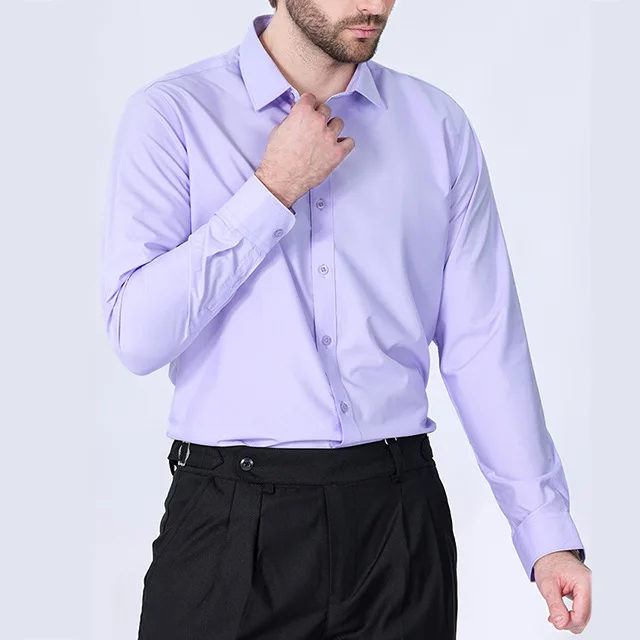 New Modal Men's Long Sleeve Shirt Spring and Autumn Solid Color Long Sleeve Dry and Comfortable Modal White Shirt
New Modal Men's Long Sleeve Shirt Spring and Autumn Solid Color Long Sleeve Dry and Comfortable Modal White Shirt