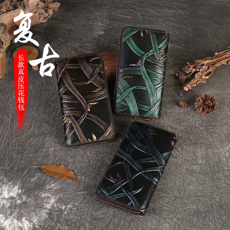 Top-grain cowhide wallet for both men and women, large-capacity slot wallet, genuine leather mobile phone storage wallet
Top-grain cowhide wallet for both men and women, large-capacity slot wallet, genuine leather mobile phone storage wallet