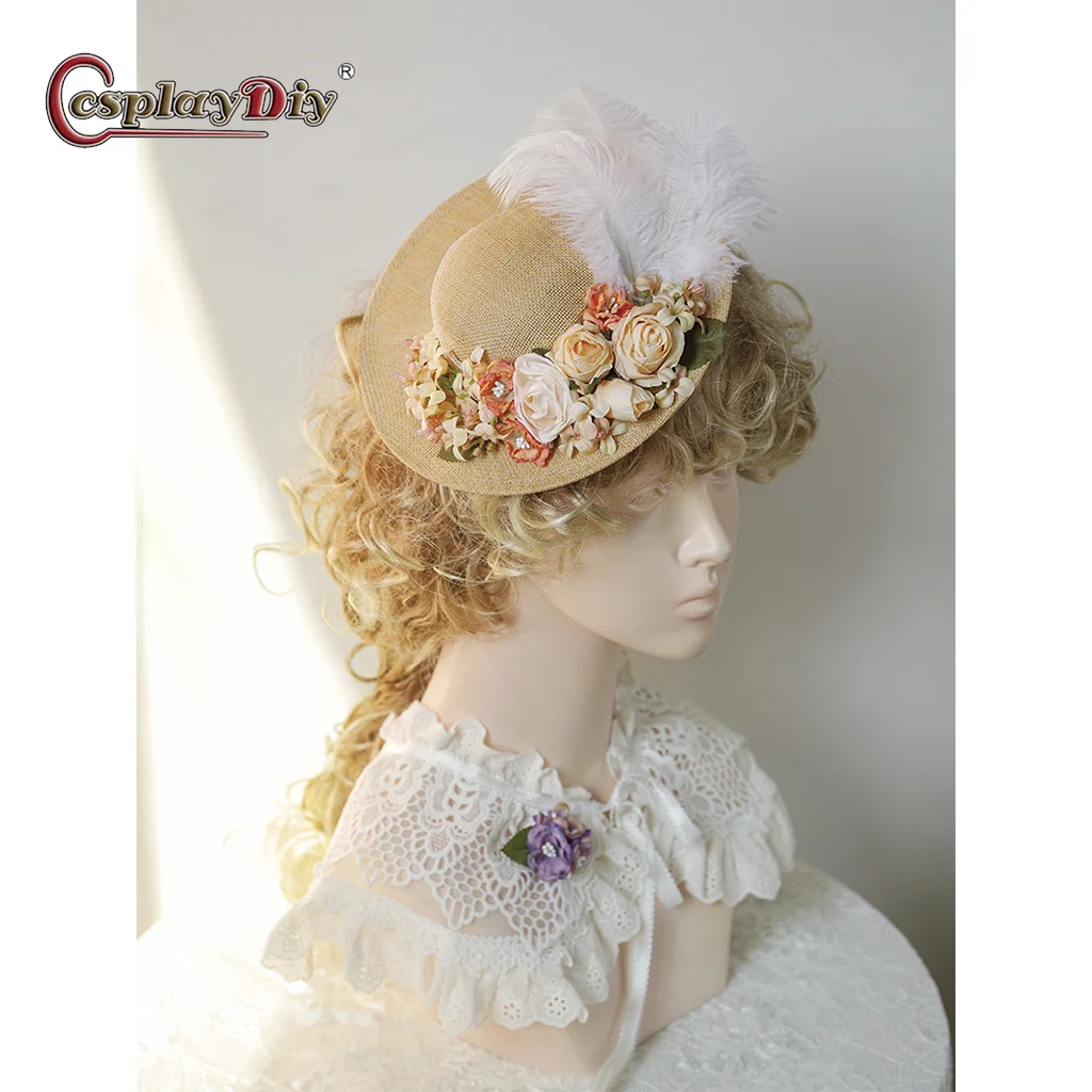 Cosplaydiy French Pastoral Style Hat Retro Girl Women Lolita Sun Hat Fashion Tea Party Hat Victoria Flower Feather Dome Hat
Cosplaydiy French Pastoral Style Hat Retro Girl Women Lolita Sun Hat Fashion Tea Party Hat Victoria Flower Feather Dome Hat