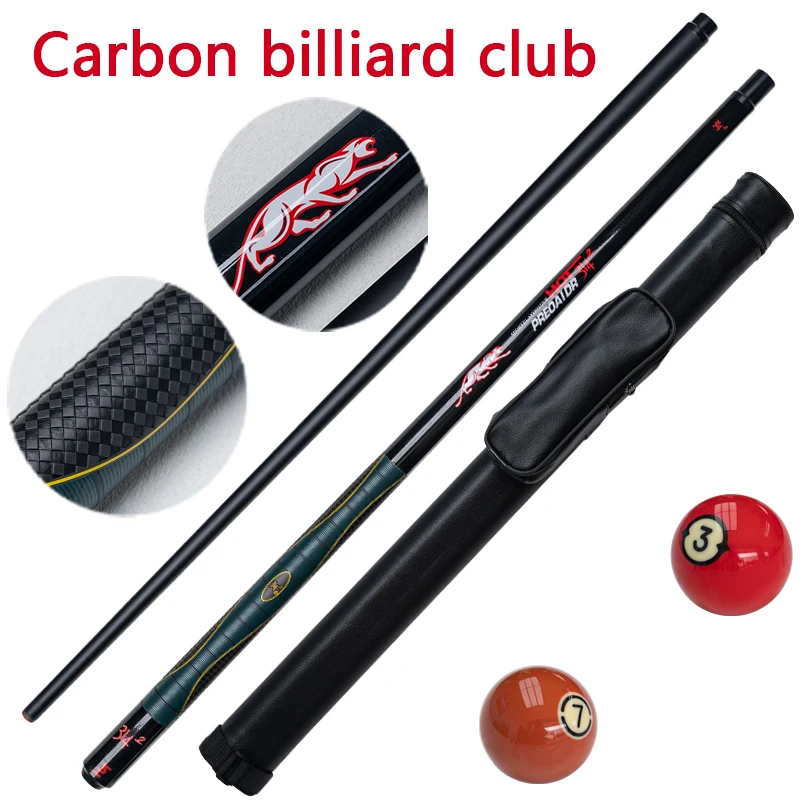 Carbon Pool Cue Stick Durable American Billiard Cue with Tight Joint Non Warping Design Perfect for 9Ball Protective Tube
Carbon Pool Cue Stick Durable American Billiard Cue with Tight Joint Non Warping Design Perfect for 9Ball Protective Tube