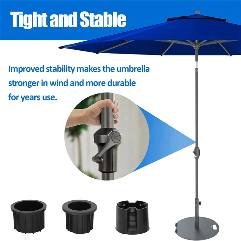 16 Pcs Umbrella Base Stand Hole Ring Plug Cover And Cap Patio Umbrella Stand Replacement Parts Stand Base Stabilizer-B61B
16 Pcs Umbrella Base Stand Hole Ring Plug Cover And Cap Patio Umbrella Stand Replacement Parts Stand Base Stabilizer-B61B