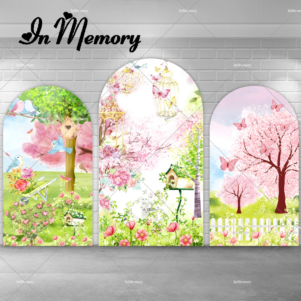 Spring Garden Pink Flowers Tree Arch Backdrop Covers For Girls Newborn Baby Shower 1st Birthday Party Chiara Wall Backgrounds
Spring Garden Pink Flowers Tree Arch Backdrop Covers For Girls Newborn Baby Shower 1st Birthday Party Chiara Wall Backgrounds