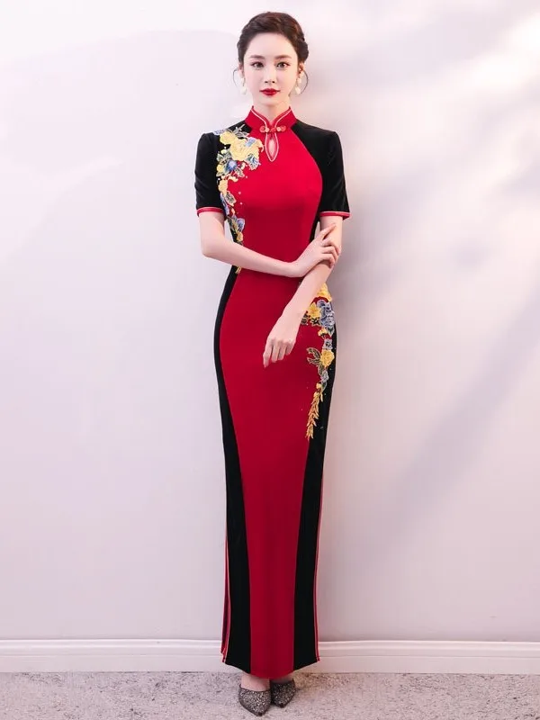 Красное длинное платье 2025 года: Новинка для сценических выступлений, модное, в стиле ретро, больших размеров, дышащее, с цветочным узором
Красное длинное платье 2025 года: Новинка для сценических выступлений, модное, в стиле ретро, больших размеров, дышащее, с цветочным узором