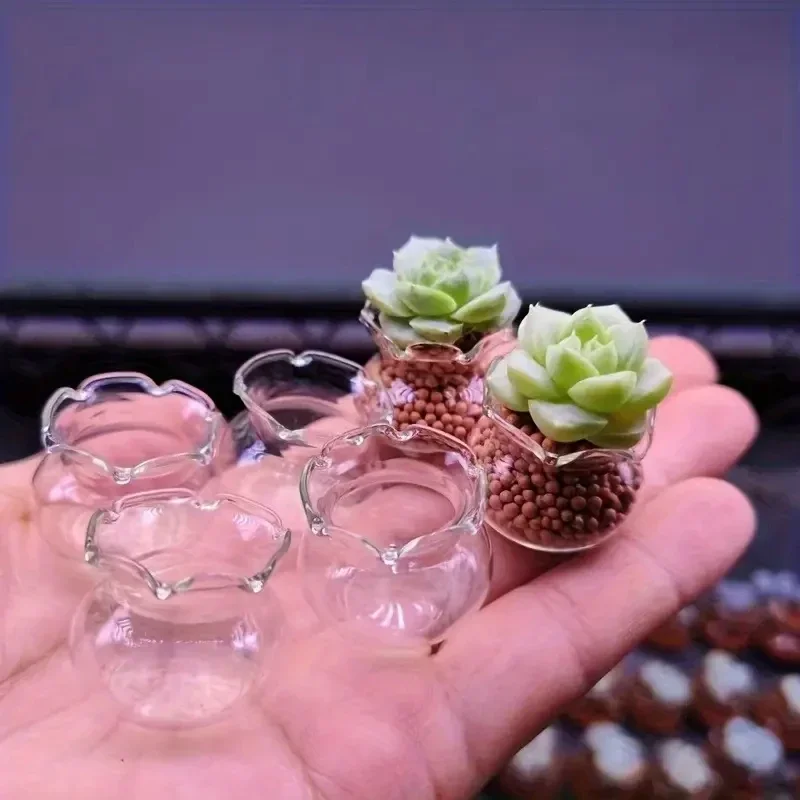 10pcs Set of Mini Vases, Lace Aquarium Garden, Desktop Decorations, Craft Materials
10pcs Set of Mini Vases, Lace Aquarium Garden, Desktop Decorations, Craft Materials