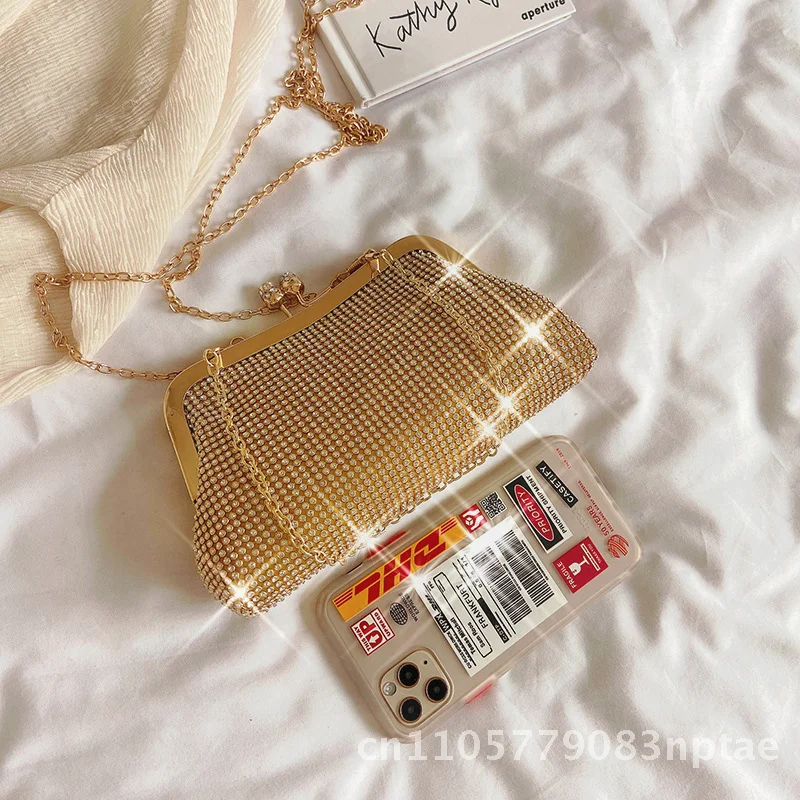 Diamond-Encrusted Small Crossbody Bag Korean Style Fashion Wallet Black Gold Silver Lace Inlaid Summer 2022 Celebrity Dinner
Diamond-Encrusted Small Crossbody Bag Korean Style Fashion Wallet Black Gold Silver Lace Inlaid Summer 2022 Celebrity Dinner