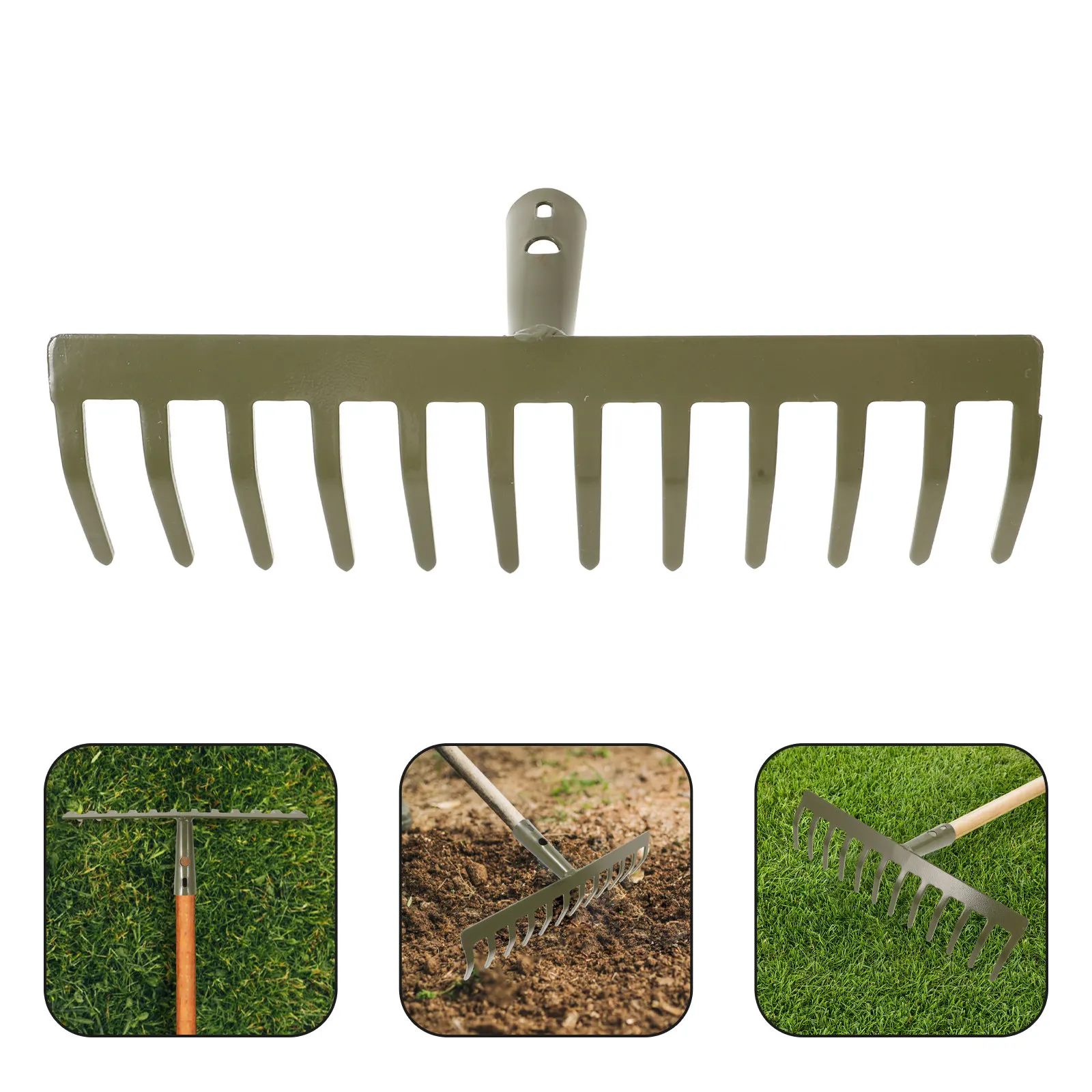 12 Teeth Garden Rake Metal Heavy Duty Head Hand Rake for Soil Leaves Lawn Levelling Gardening Tool Rakes
12 Teeth Garden Rake Metal Heavy Duty Head Hand Rake for Soil Leaves Lawn Levelling Gardening Tool Rakes