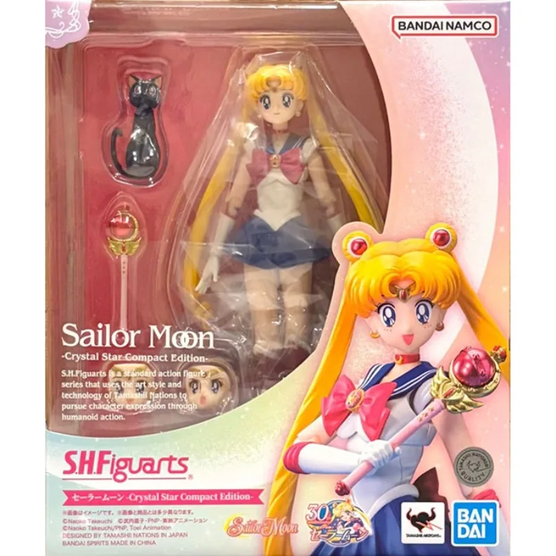 Bandai S.H.Figuarts Sailor Moon Crystal Star Compact Edition Pretty Guardian Usagi Tsukino Luna Anime Collectible Action Figure
Bandai S.H.Figuarts Sailor Moon Crystal Star Compact Edition Pretty Guardian Usagi Tsukino Luna Anime Collectible Action Figure