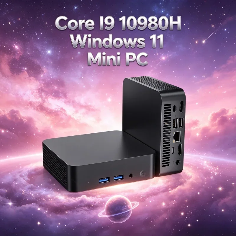Core I9 10980H Windows 11 Pro 32GB RAM 1TB/2TB SSD Mini PC BT5.2 WiFi6 4K HD Gaming Office PC, Smooth with 3 Years Warranty
Core I9 10980H Windows 11 Pro 32GB RAM 1TB/2TB SSD Mini PC BT5.2 WiFi6 4K HD Gaming Office PC, Smooth with 3 Years Warranty