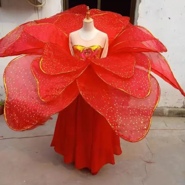 New High Quality Flowers opening dance big dress Modern dance performance service Ballroom dance dresses
New High Quality Flowers opening dance big dress Modern dance performance service Ballroom dance dresses