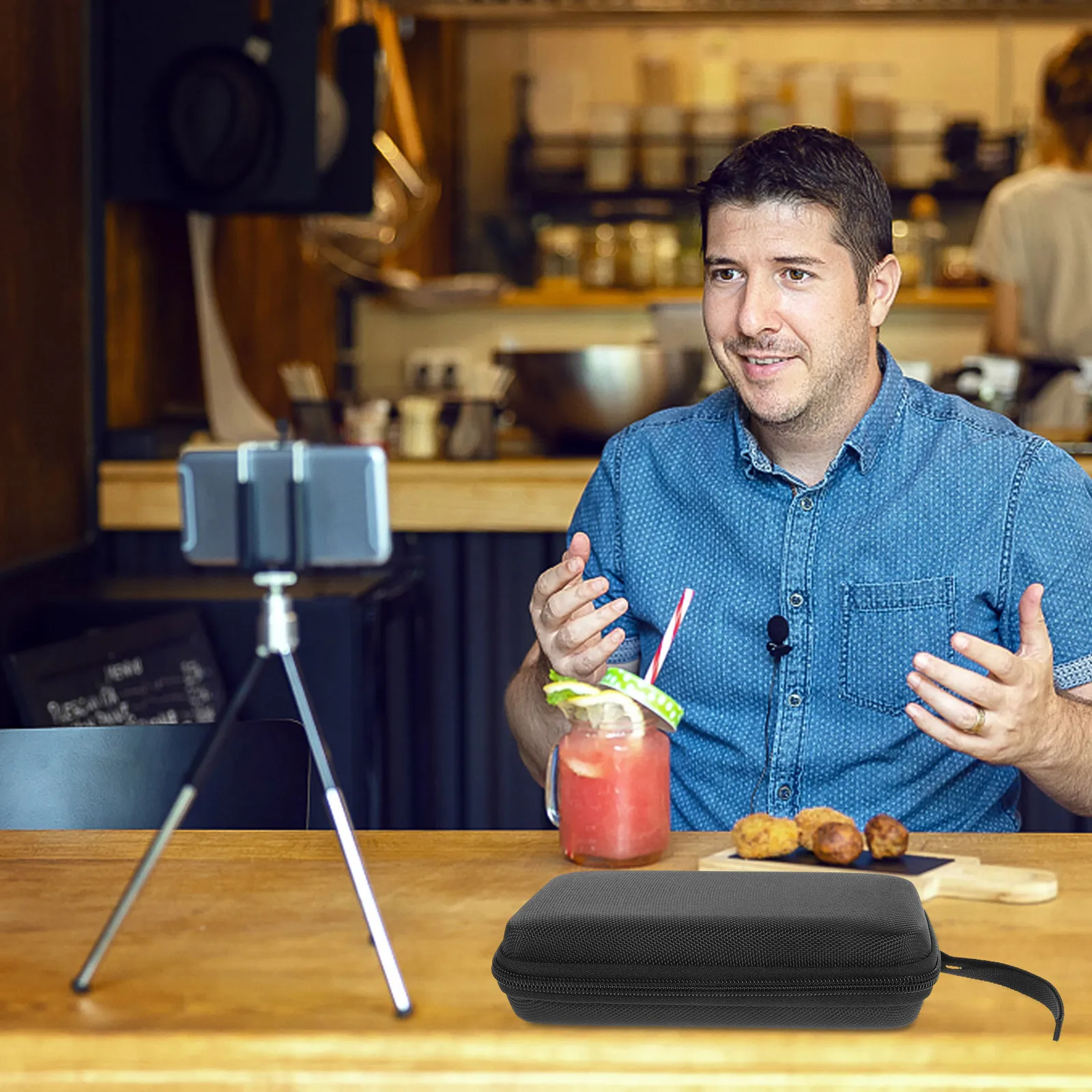 Collar Clip Microphone Protection Box Lightweight Shockproof Mic Storage Pouch for Ii Outdoor Recording
Collar Clip Microphone Protection Box Lightweight Shockproof Mic Storage Pouch for Ii Outdoor Recording