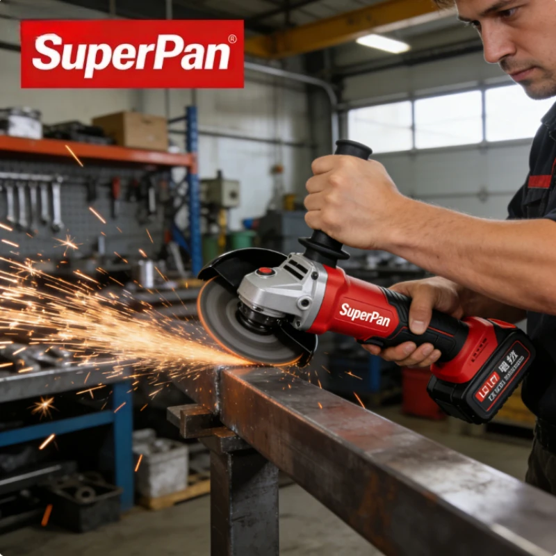 Аккумуляторная бесщеточная угловая шлифмашина SuperPan 20В, 100 мм, для резки и шлифовки, совместима с аккумуляторами Dewalt/Makita/Milwaukee, только инструмент (без аккумулятора и зарядного устройства)
Аккумуляторная бесщеточная угловая шлифмашина SuperPan 20В, 100 мм, для резки и шлифовки, совместима с аккумуляторами Dewalt/Makita/Milwaukee, только инструмент (без аккумулятора и зарядного устройства)