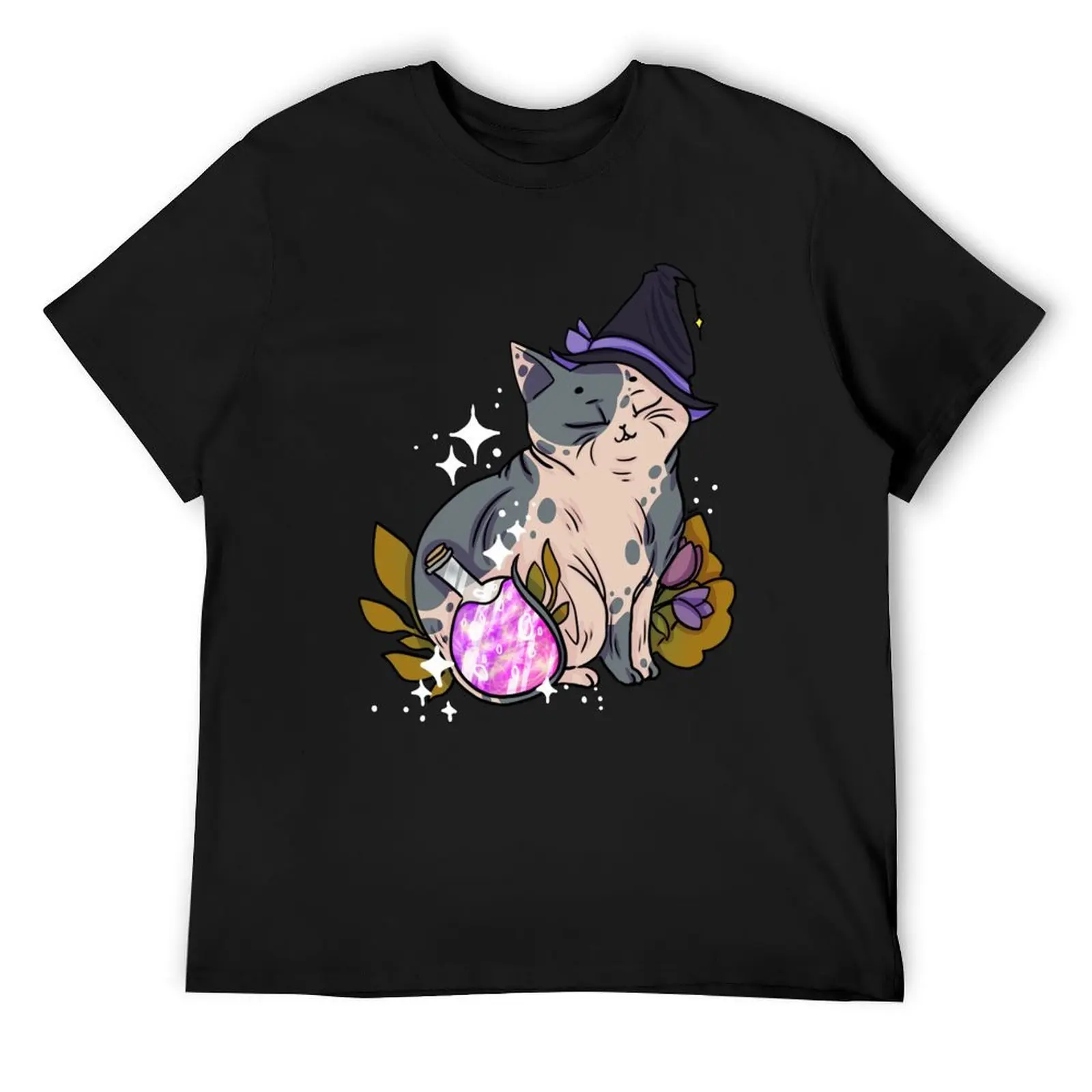 Witch Sphinx Cat T-Shirt custom shirt graphics Blouse quick drying Men's t-shirts
Witch Sphinx Cat T-Shirt custom shirt graphics Blouse quick drying Men's t-shirts