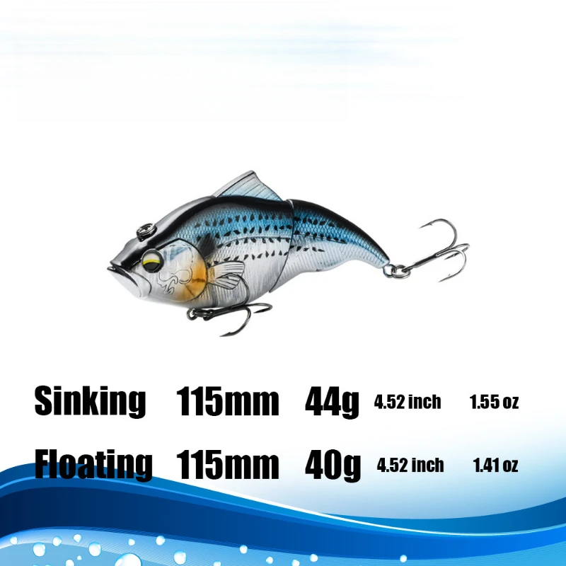 PRO BEROS 1PCS 115mm Sinking VlB Fishing Lure Lipless Crankbait Artificial Floating Hard BaitPike Bass Fishing Tackle
PRO BEROS 1PCS 115mm Sinking VlB Fishing Lure Lipless Crankbait Artificial Floating Hard BaitPike Bass Fishing Tackle