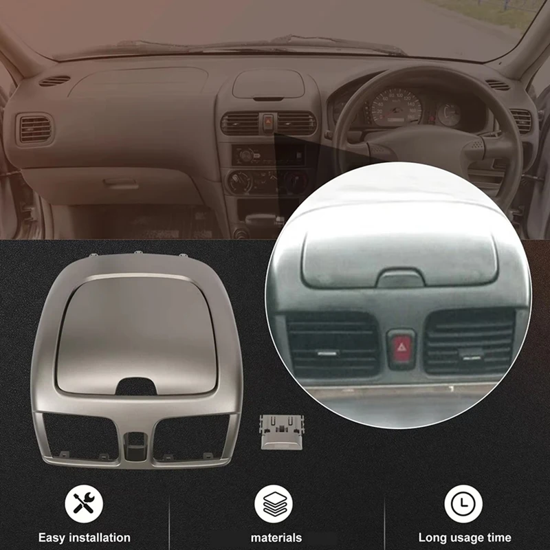 Dashboard A/C Outlet Panel 682605M002 Car Center Dash Air Conditioner Outlet Air Vent Panel for Sentra 2000-2006 Cubby Storage
Dashboard A/C Outlet Panel 682605M002 Car Center Dash Air Conditioner Outlet Air Vent Panel for Sentra 2000-2006 Cubby Storage
