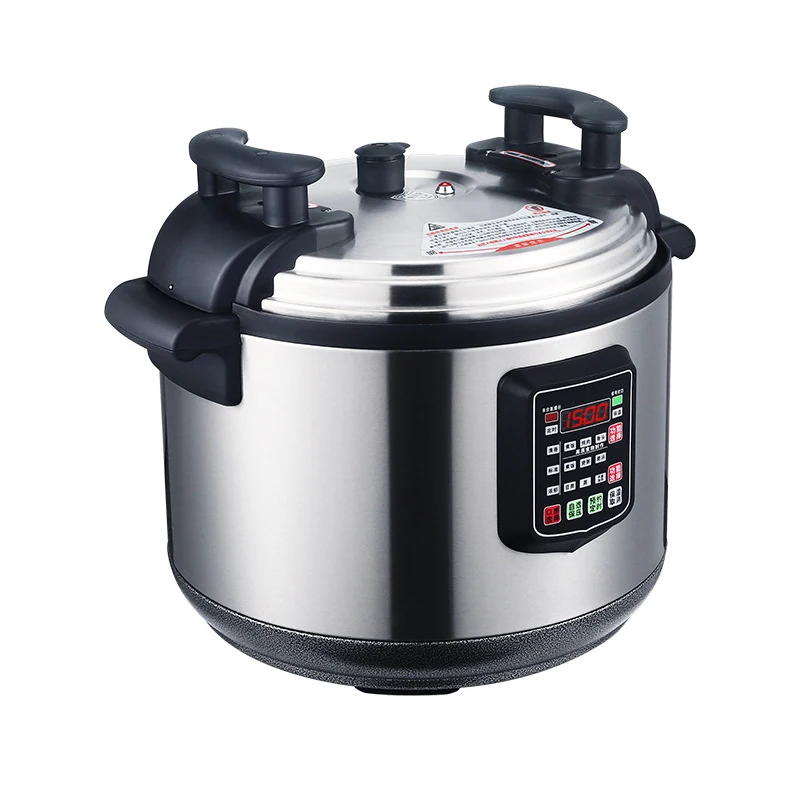 25L Commercial Stainless Steel Automatic Electric Pressure Cooker With LED Display For Home Hotel & Household Use
25L Commercial Stainless Steel Automatic Electric Pressure Cooker With LED Display For Home Hotel & Household Use