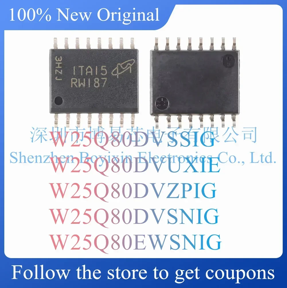 NEW W25Q80DVUXIE W25Q80DVSSIG W25Q80DVZPIG W25Q80DVSNIG W25Q80EWSNIG Original genuine
NEW W25Q80DVUXIE W25Q80DVSSIG W25Q80DVZPIG W25Q80DVSNIG W25Q80EWSNIG Original genuine