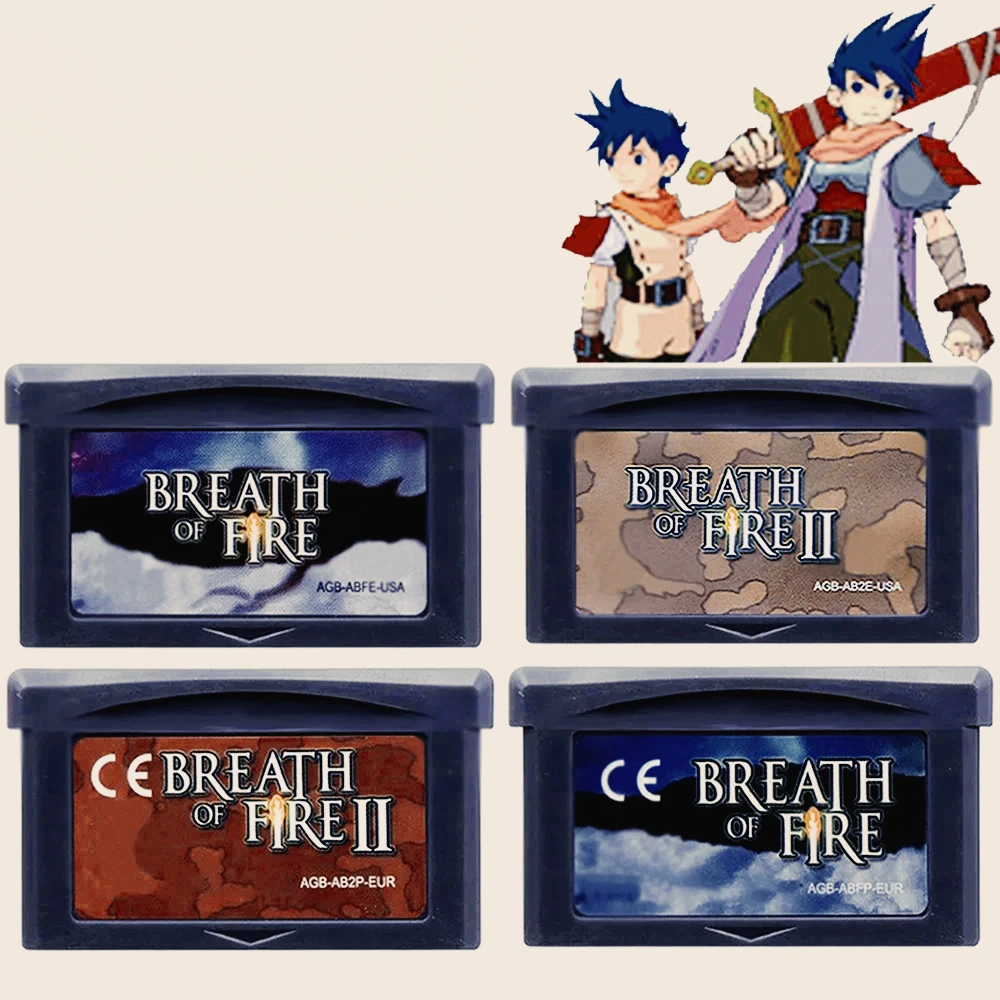 GBA Game Cartridge 32 bit Video Game Console Card Breath of Fire Series Breath Fire2
GBA Game Cartridge 32 bit Video Game Console Card Breath of Fire Series Breath Fire2