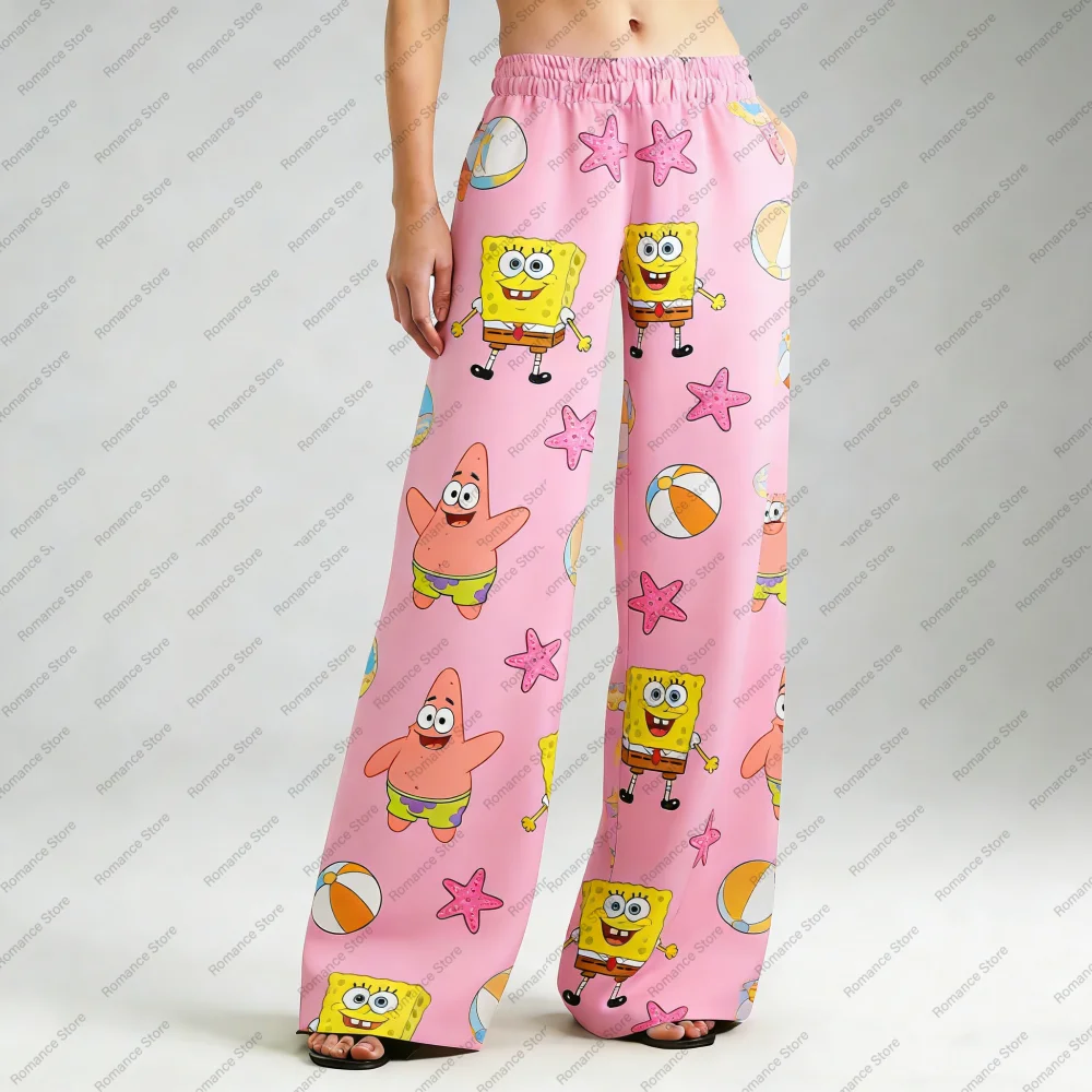 Винтажные квадратные штаны Y2K «Губка Боб и звезда Патрика», женские пижамные штаны, модные и повседневные детские брюки из молочного шелка
Винтажные квадратные штаны Y2K «Губка Боб и звезда Патрика», женские пижамные штаны, модные и повседневные детские брюки из молочного шелка