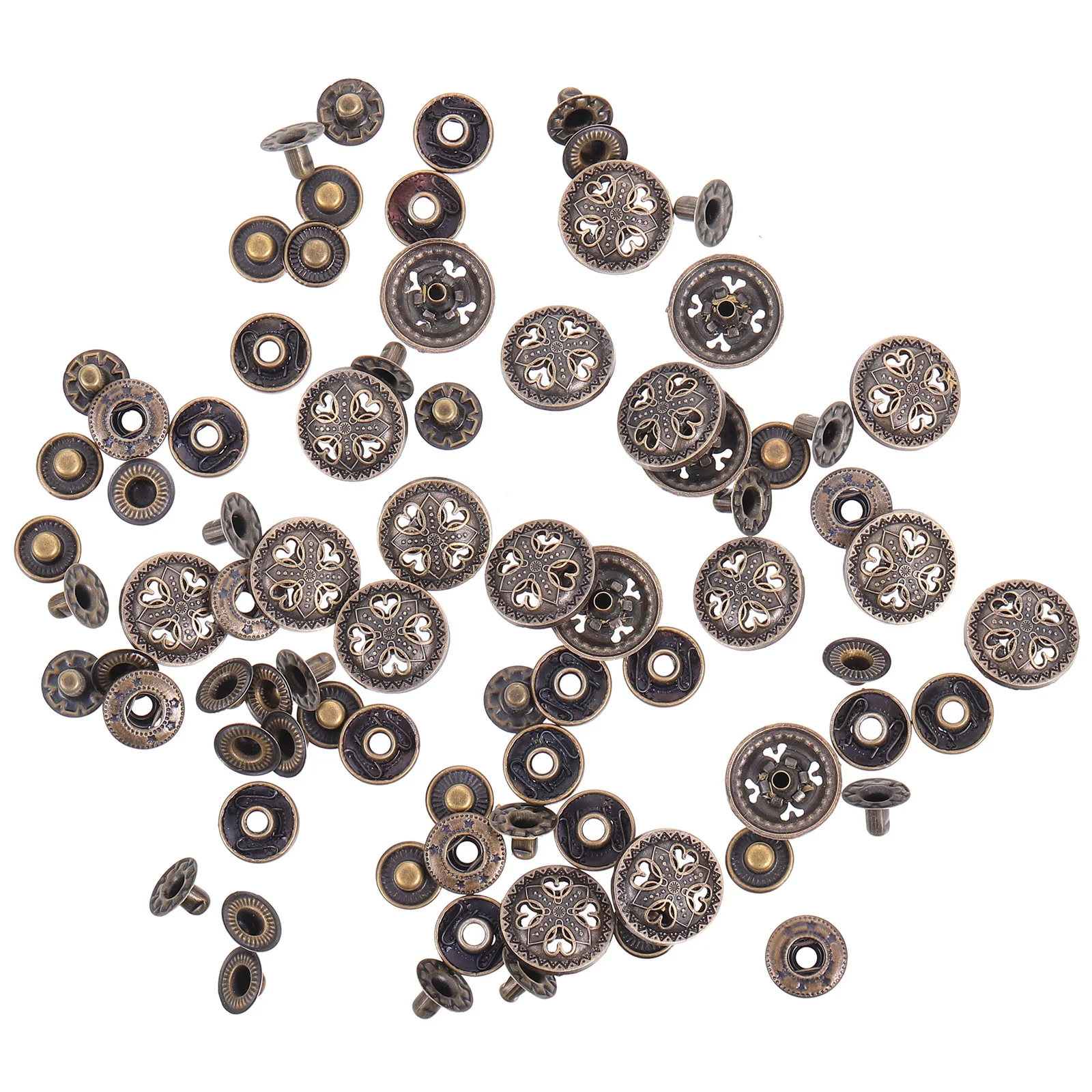 20 set Bronze Wallet Buckle Zinc Alloy Snap Fastener Retro Cartoon Button For Diy Purse Clasp Craft Handicraft Sewing Supplies
20 set Bronze Wallet Buckle Zinc Alloy Snap Fastener Retro Cartoon Button For Diy Purse Clasp Craft Handicraft Sewing Supplies