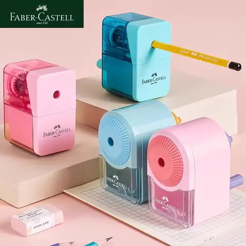 Faber-castell taille-crayon entra dans automatiquement le plomb à manivelle multi-engrenages bureau rotatif étudiant école papeterie