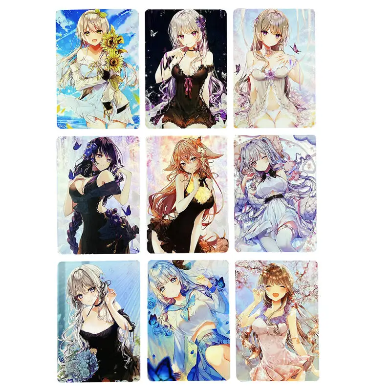 9pcs/set Genshin Impact Raiden Shogun Yae Miko DIY self-made Color Flash Card Anime Game Collection Card Gift Toy
9pcs/set Genshin Impact Raiden Shogun Yae Miko DIY self-made Color Flash Card Anime Game Collection Card Gift Toy