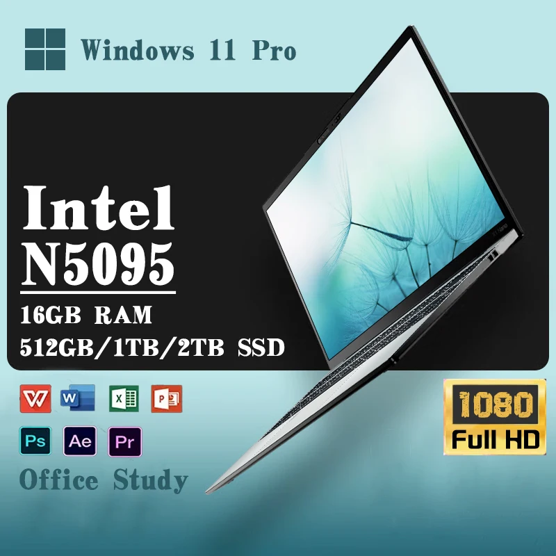 14,1-дюймовый портативный ноутбук с Windows 11, Intel Celeron N5095, 16 ГБ DDR4, 1 ТБ, 2 ТБ SSD, нетбук, игровой офис, ноутбук, бизнес-ПК, компьютер
14,1-дюймовый портативный ноутбук с Windows 11, Intel Celeron N5095, 16 ГБ DDR4, 1 ТБ, 2 ТБ SSD, нетбук, игровой офис, ноутбук, бизнес-ПК, компьютер