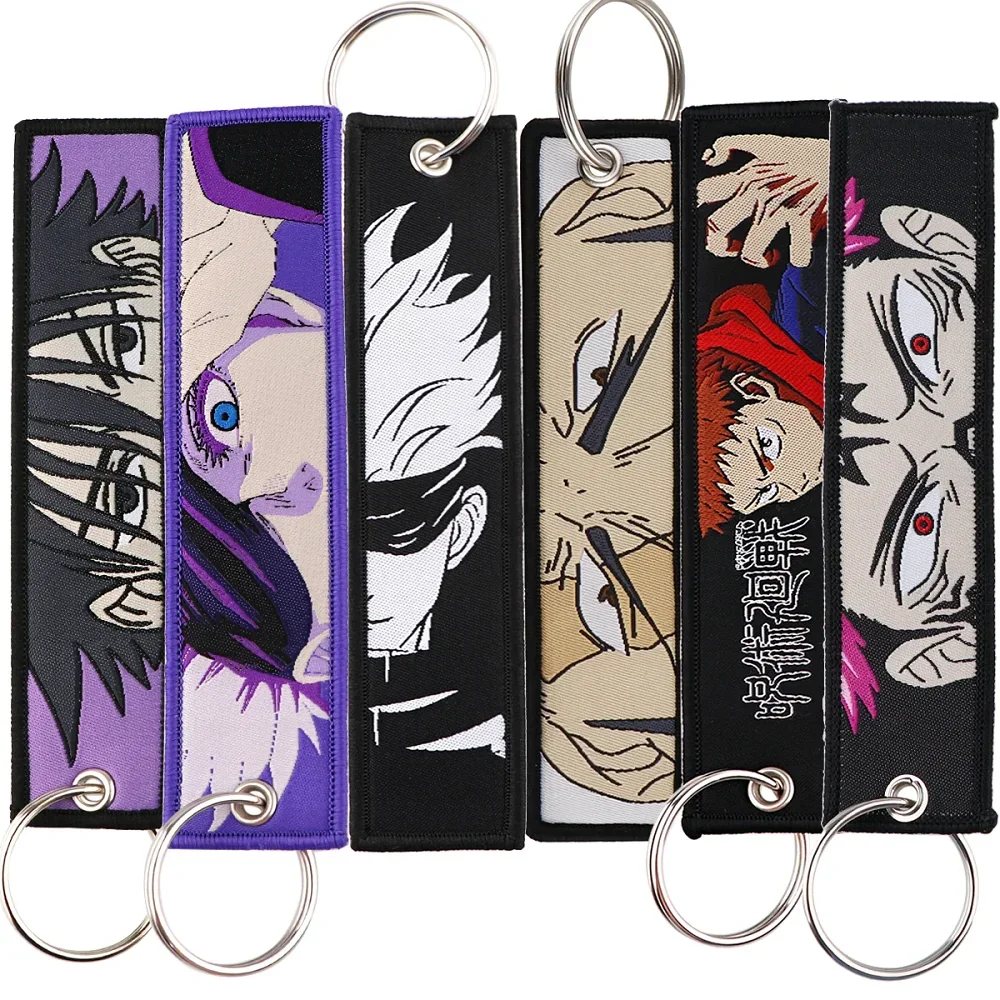 Anime Satoru Gojo Embroidery Key Fobs Japanese Manga Key Tag Key Chain Key Ring Accessories Backpack Chaveiro Key Holder Jewelry
Anime Satoru Gojo Embroidery Key Fobs Japanese Manga Key Tag Key Chain Key Ring Accessories Backpack Chaveiro Key Holder Jewelry