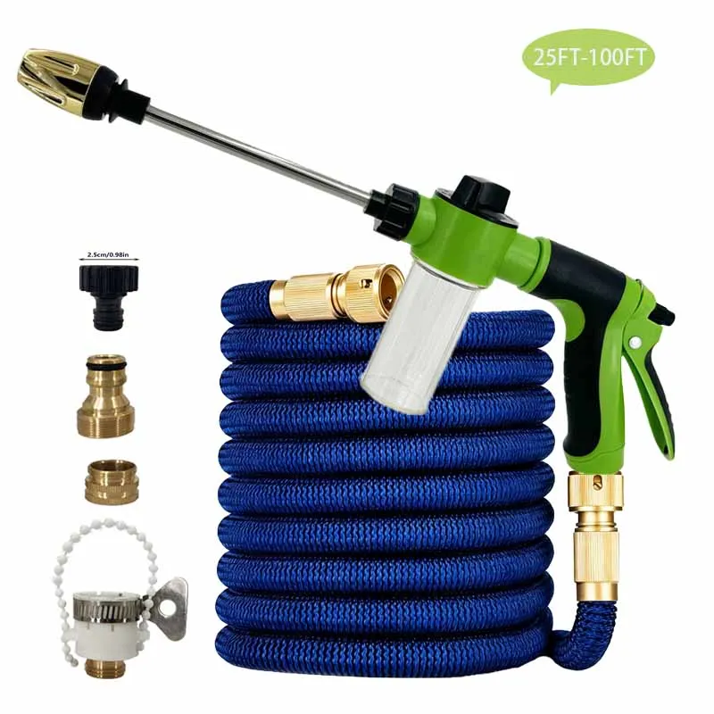 Расширяемый резиновый волшебный садовый шланг, многофункциональный набор водяных пистолетов с насадкой, подходит для инструментов для орошения и очистки садовой фермы
Расширяемый резиновый волшебный садовый шланг, многофункциональный набор водяных пистолетов с насадкой, подходит для инструментов для орошения и очистки садовой фермы
