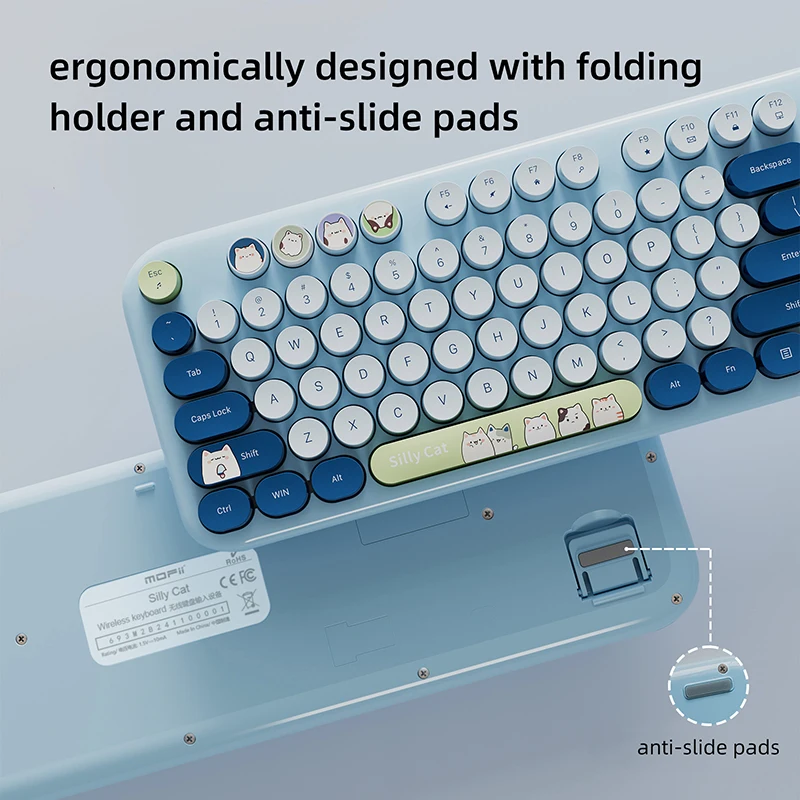 Full Size Wireless Custom Keyboard Mouse Combo 104 Keys Retro Cute Cat Design Plug and Play for Windows 7 8 10 XP Gift
Full Size Wireless Custom Keyboard Mouse Combo 104 Keys Retro Cute Cat Design Plug and Play for Windows 7 8 10 XP Gift