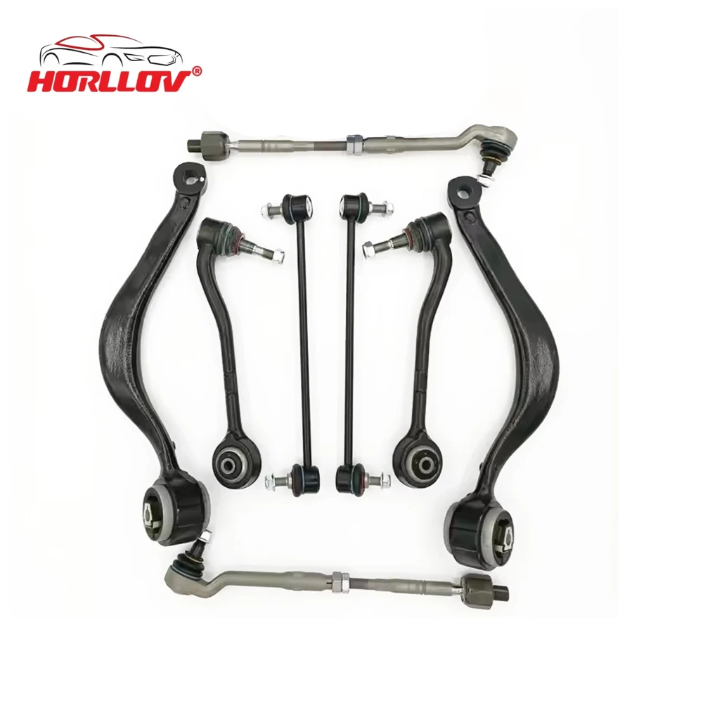 8PCS High Quality Auto Parts Kit Tie Rod End Ball Joint Control Arm for BMW X5 E53 OE 31121096170 31126760276
8PCS High Quality Auto Parts Kit Tie Rod End Ball Joint Control Arm for BMW X5 E53 OE 31121096170 31126760276