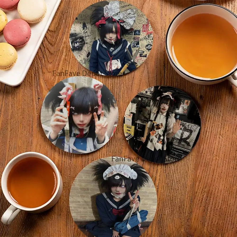 S-Senketsuakochan Laser Round Coaster Non-slip table mat Insulated Coasters Kitchen Dining Room Tabletop Decor
S-Senketsuakochan Laser Round Coaster Non-slip table mat Insulated Coasters Kitchen Dining Room Tabletop Decor