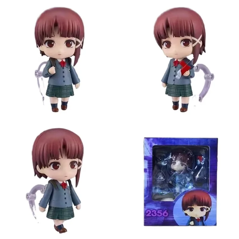 Serial Experiments Lain Iwakura Lain Chibi Action Figure, Posable PVC Model, Collectible Desktop Ornament, Anime Fan Gift
Serial Experiments Lain Iwakura Lain Chibi Action Figure, Posable PVC Model, Collectible Desktop Ornament, Anime Fan Gift