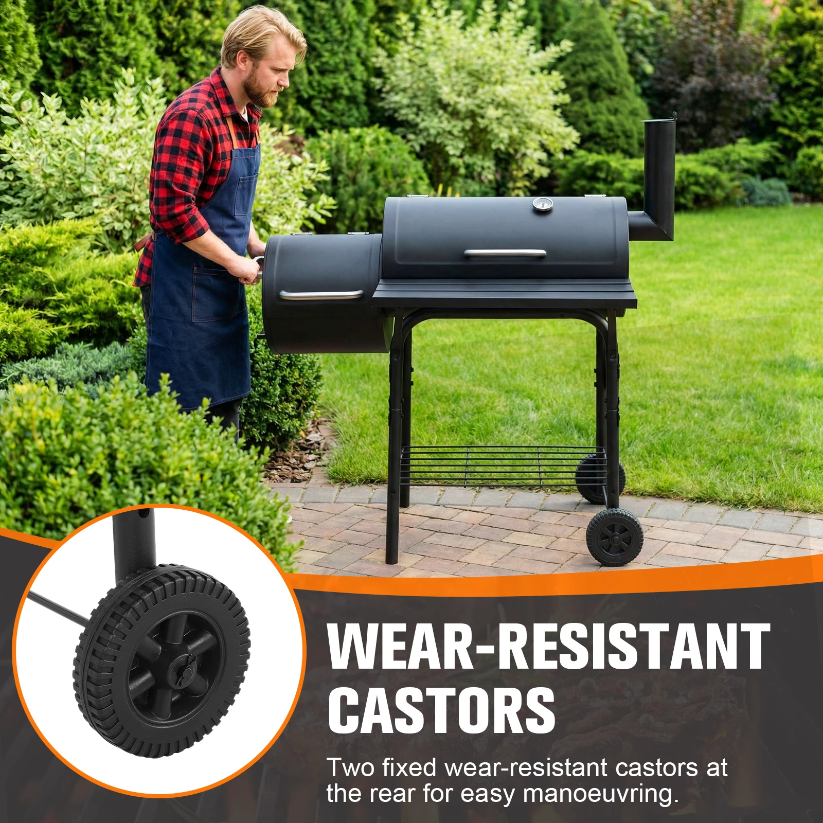 Металлическая стальная подставка для подогрева 192 кв. см. Внутри. Комбинированный гриль-коптильня для барбекю для приготовления пищи на открытом воздухе в саду, на террасе и во дворе
Металлическая стальная подставка для подогрева 192 кв. см. Внутри. Комбинированный гриль-коптильня для барбекю для приготовления пищи на открытом воздухе в саду, на террасе и во дворе