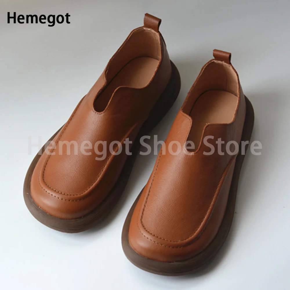 Thick Soled Men's Shoes Anti Slip Round Toe Casual Shoes British Style Black/brown Leather Shoes Handmade Breathable Men's Shoes
Thick Soled Men's Shoes Anti Slip Round Toe Casual Shoes British Style Black/brown Leather Shoes Handmade Breathable Men's Shoes