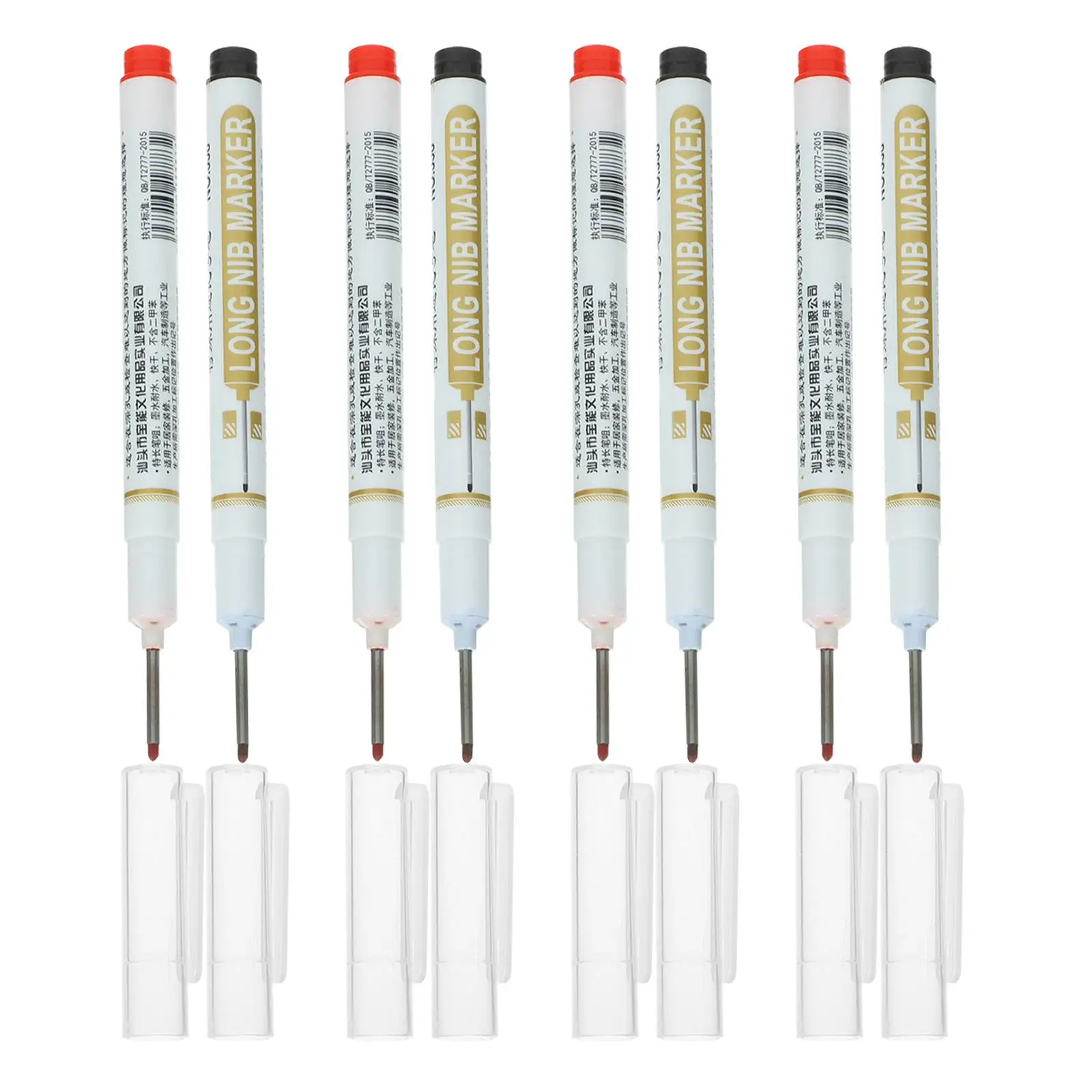 8 Pcs Black Pencil Fine Line Long Multi Tool Marking Pens Carpenter Woodworking Deep Hole Drilling Hardware
8 Pcs Black Pencil Fine Line Long Multi Tool Marking Pens Carpenter Woodworking Deep Hole Drilling Hardware