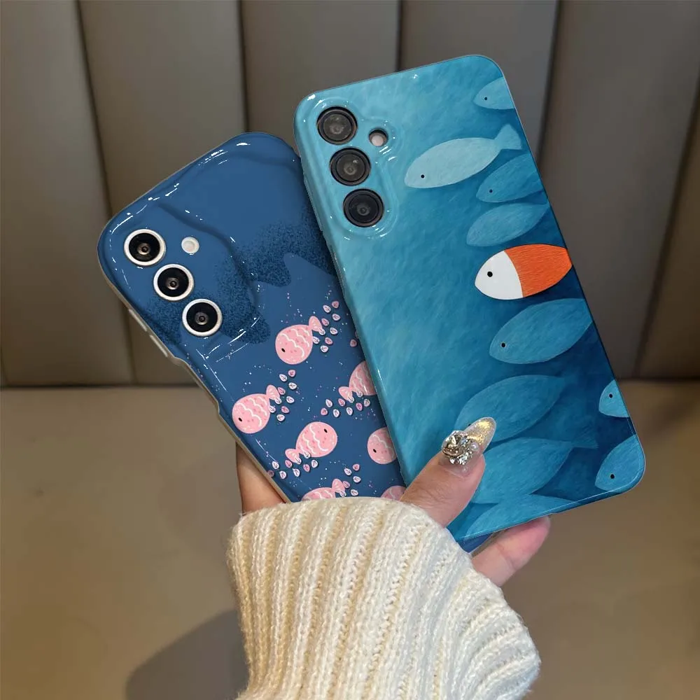 Simple Minimalist Art Fish For Samsung Galaxy A21s A23 A24 A25 A31 A 32 33 34 35 36 51 53 54 55 56 73 Wave Oil Film Phone Case
Simple Minimalist Art Fish For Samsung Galaxy A21s A23 A24 A25 A31 A 32 33 34 35 36 51 53 54 55 56 73 Wave Oil Film Phone Case