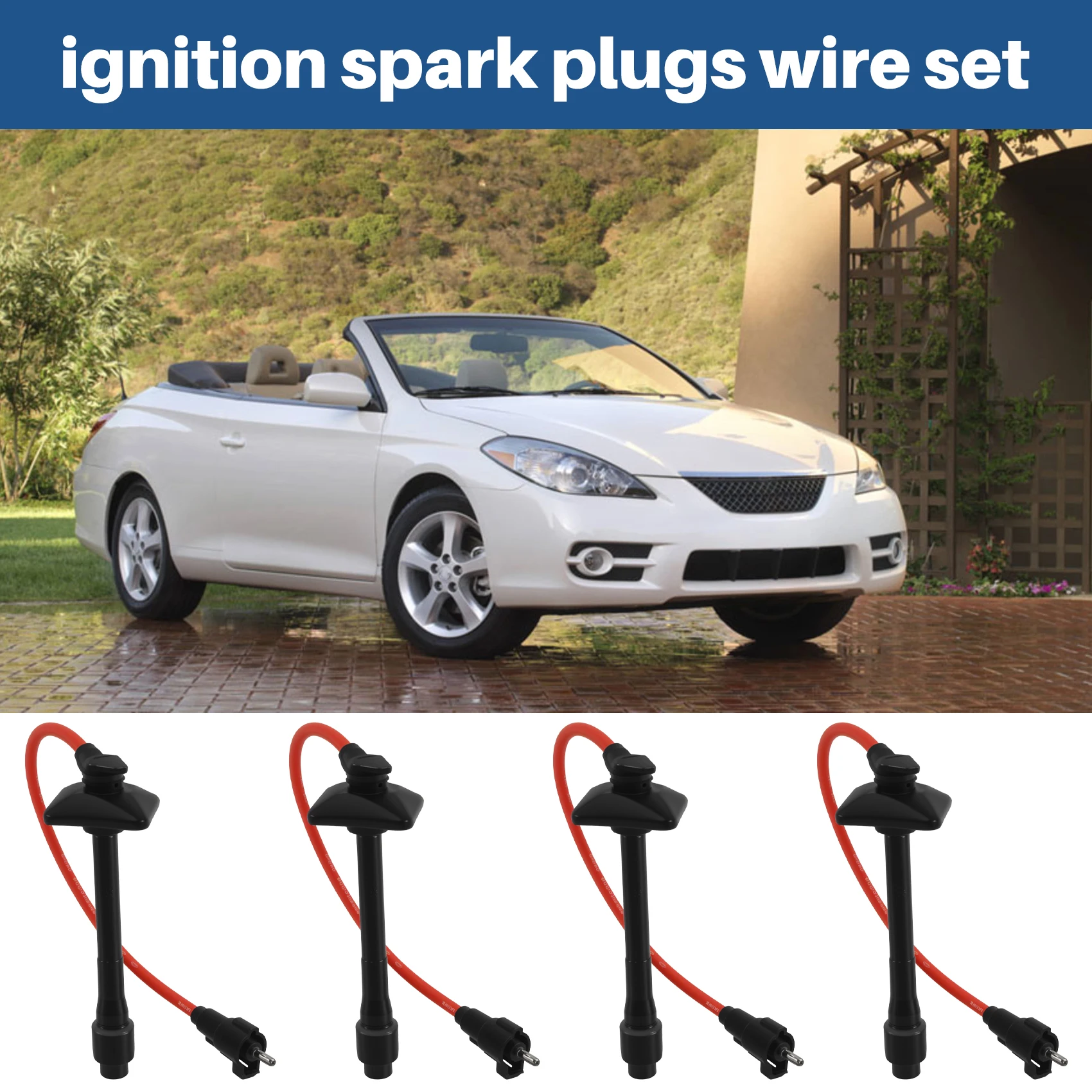 Ignition Spark Plug Wires Set For 1997-2001 Toyota Camry Solara Rav4 2.2L 9091922386-L94A
Ignition Spark Plug Wires Set For 1997-2001 Toyota Camry Solara Rav4 2.2L 9091922386-L94A