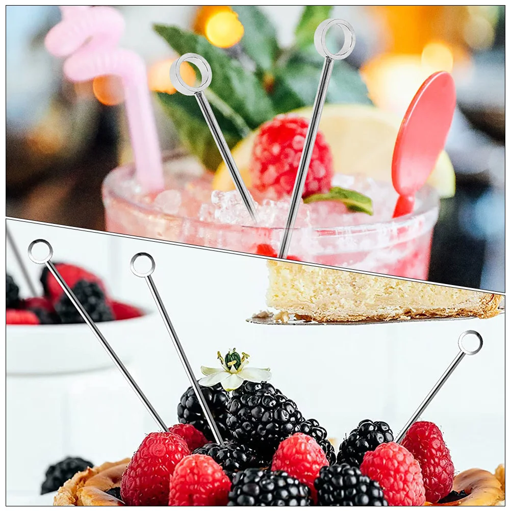 7pcs Stainless Steel Fruit Picks Extra Long Cocktail Sticks For Appetizers Party Supplies Metal Dessert Skewers Holiday
7pcs Stainless Steel Fruit Picks Extra Long Cocktail Sticks For Appetizers Party Supplies Metal Dessert Skewers Holiday