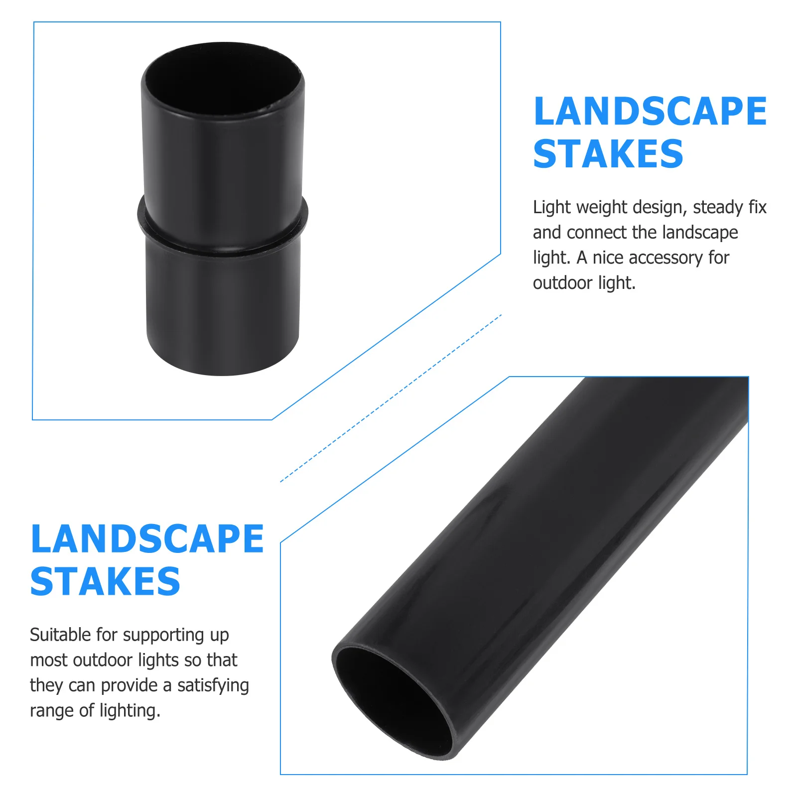 4Pcs Outdoor Light Connectors Plastic Joints for Solar Lights Durable Easy to Assemble Landscape Accessories Solar Tube
4Pcs Outdoor Light Connectors Plastic Joints for Solar Lights Durable Easy to Assemble Landscape Accessories Solar Tube
