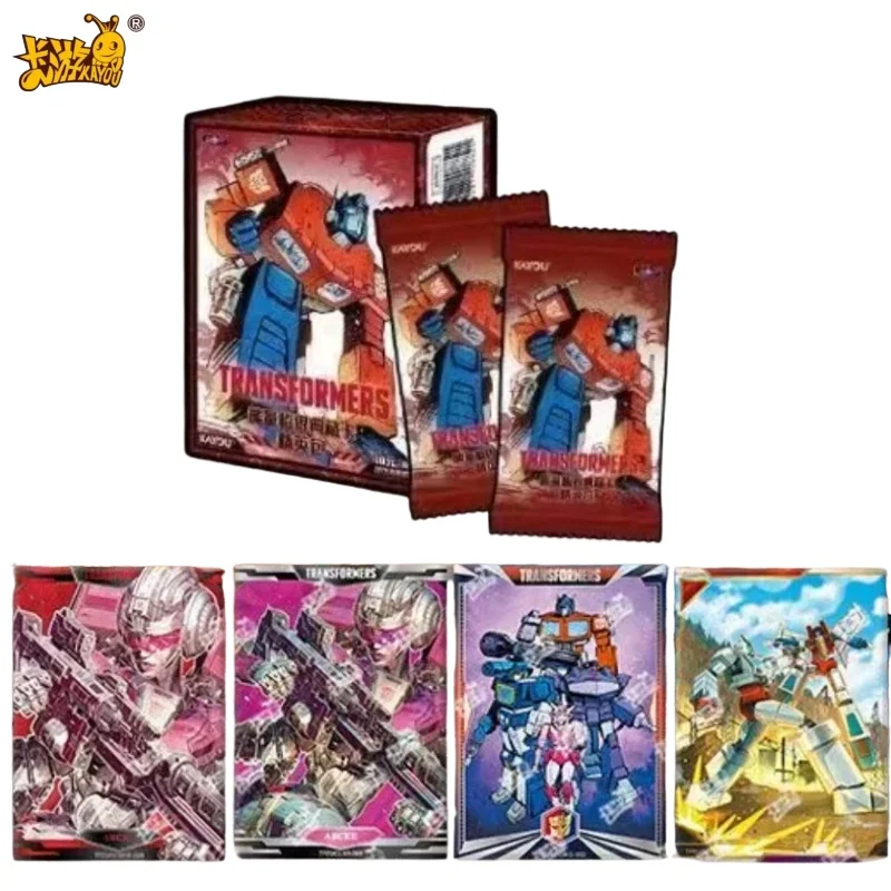 Оригинальные коллекционные карты KAYOU Transformers: Элитный набор, аниме-фильм, сувениры, детские игрушки, праздничные подарки
Оригинальные коллекционные карты KAYOU Transformers: Элитный набор, аниме-фильм, сувениры, детские игрушки, праздничные подарки